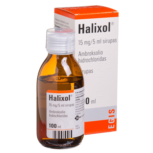 Halixol 300mg sirupas 100ml  paveikslėlis