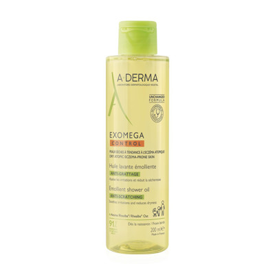 A-DERMA EXOMEGA CONTROL, dušo aliejus, 200 ml paveikslėlis