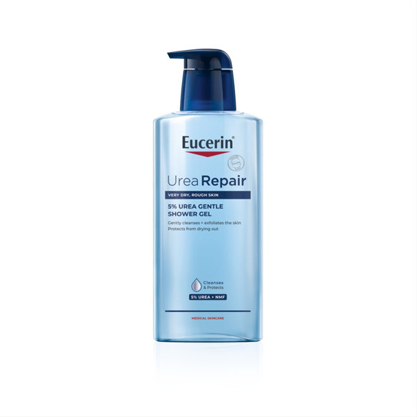 EUCERIN UREAREPAIR 5% UREA, švelnus dušo gelis, 400ml paveikslėlis