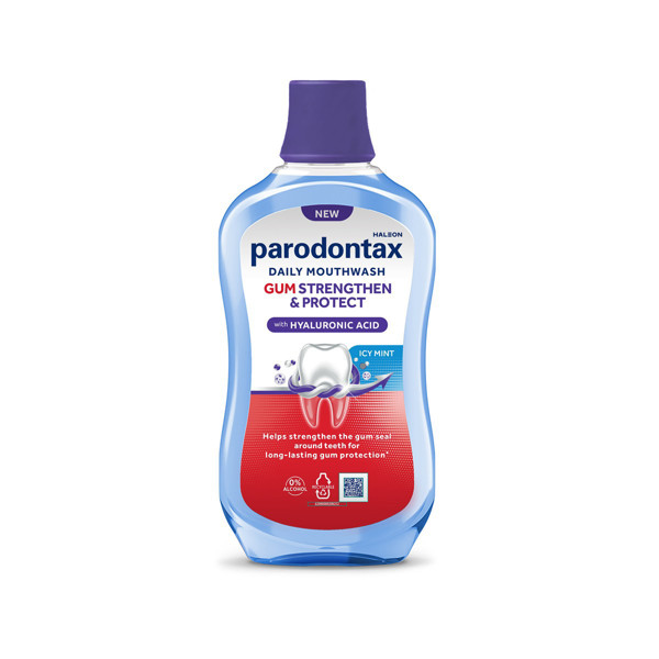 PARODONTAX GUM STRENGTHEN & PROTECT, skalavimo skystis, 500ml paveikslėlis