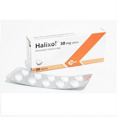 HALIXOL, 30 mg, tabletės, N20  paveikslėlis