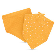 Baboo Seilinukas Bandana (2 vnt) Peachy Keen, Oranžinė, 0+ Mėn