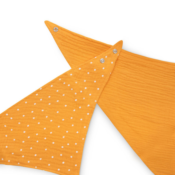 Baboo Seilinukas Bandana (2 vnt) Peachy Keen, Oranžinė, 0+ Mėn