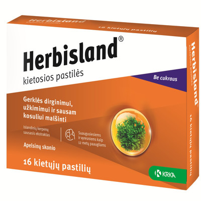 HERBISLAND, kietosios pastilės, N16 paveikslėlis