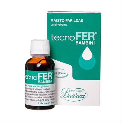 TECNOFER BAMBINI, lašai vaikams, 30 ml  paveikslėlis