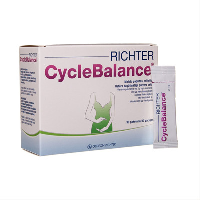 RICHTER CYCLEBALANCE, milteliai paketėlyje, 30 vnt. paveikslėlis