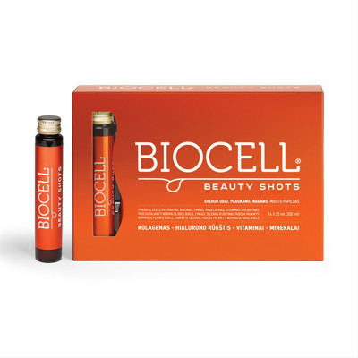 BIOCELL BEAUTY SHOTS, 25 ml, 14 vnt. paveikslėlis