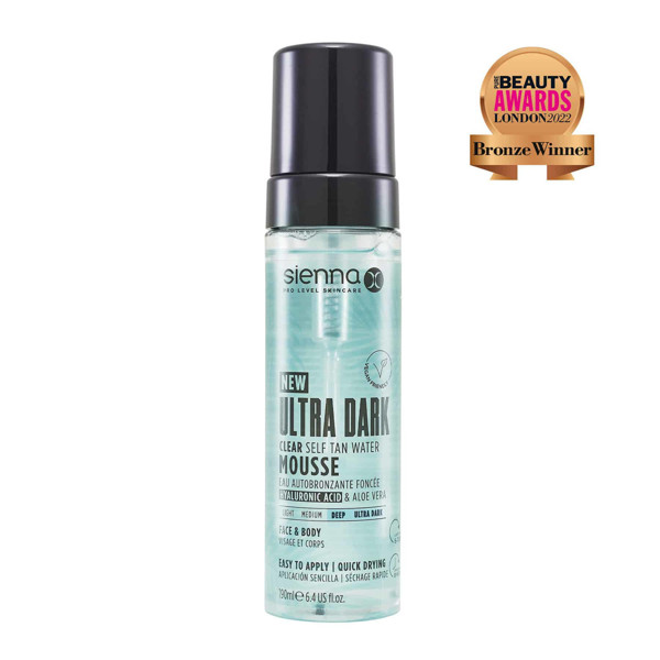 SIENNA-X  Itin tamsios savaiminio įdegio putos 190ml