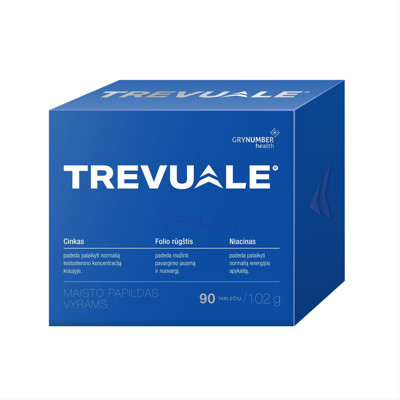 TREVUALE, 102g, 90 tablečių paveikslėlis