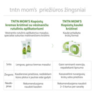 tntn mom’s Kremas krūtinei su vėsinamuoju rutuliniu aplikatoriumi, 100 ml.