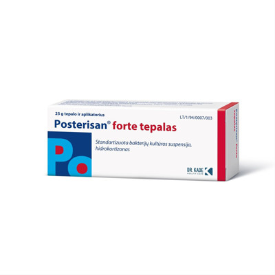 POSTERISAN FORTE, tepalas, 25 g  paveikslėlis