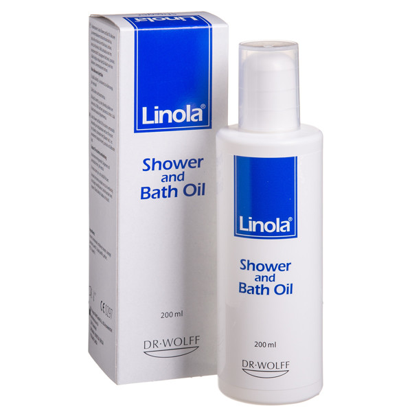 LINOLA SHOWER AND BATH OIL, vonios aliejus, 200 ml paveikslėlis