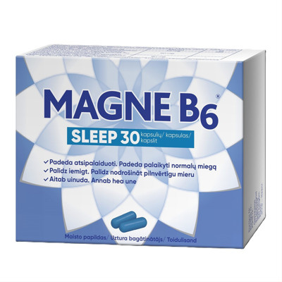 MAGNE B6 SLEEP, 30 kapsulių paveikslėlis