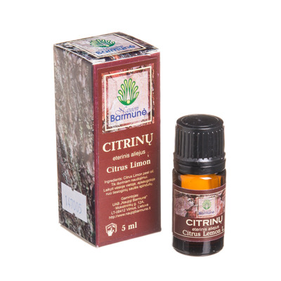 NAUJOJI BARMUNĖ eterinis aliejus CITRINŲ, 5 ml paveikslėlis