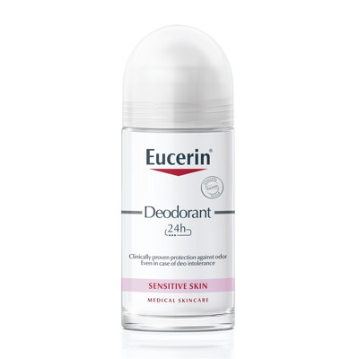 EUCERIN, dezodorantas, rutulinis, jautriai odai, 50 ml paveikslėlis