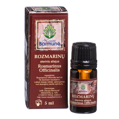 NAUJOJI BARMUNĖ eterinis aliejus ROZMARINŲ, 5 ml paveikslėlis