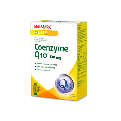 WALMARK COENZYME Q10, 100 mg, 30 kapsulių paveikslėlis