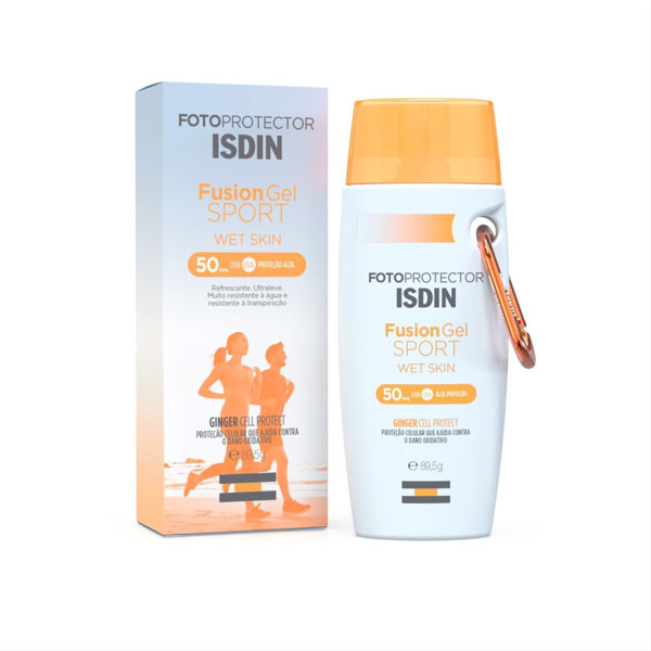 ISDIN FUSION GEL SPORT SUNSCREEN, apsauginis gelis nuo saulės SPF 50 sportui, 100ml paveikslėlis