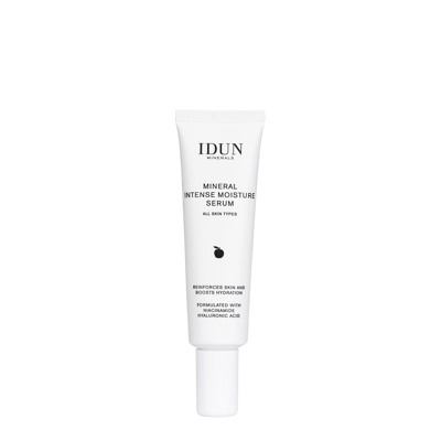 IDUN Minerals intensyviai drėkinantis veido serumas su niacinamidu ir hialurono rūgštimi, 30 ml