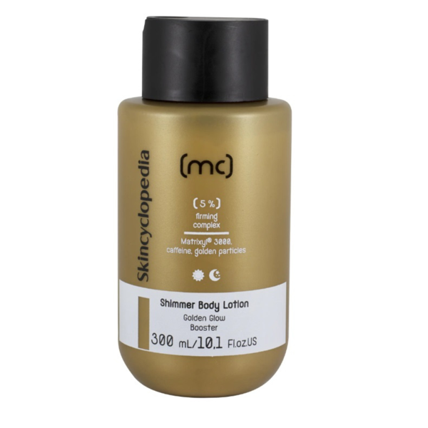 Skincyclopedia blizgesio suteikiantis kūno losjonas su 5% stangrinamuoju kompleksu, 300ml