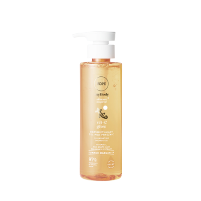 YOPE “myBODY” VIT-C GLOW dušo gelis su vitaminu C, 300 ml.
