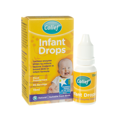 COLIEF INFANT DROPS laktazės lašai, 15 ml paveikslėlis