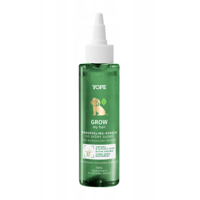 YOPE “GROW MY HAIR” Galvos odos šveitiklis, 115 ml.