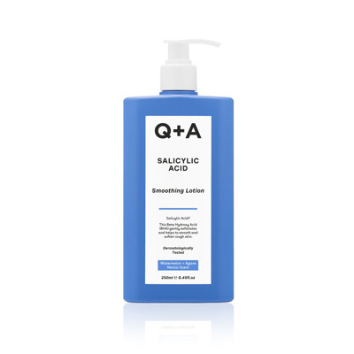 Q+A SALICYLIC ACID SMOOTHING LOTION, kūno losjonas su salicilo rūgštimi, 250ml