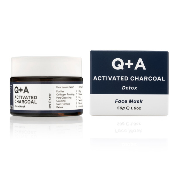 ACTIVATED CHARCOAL DETOX FACE MASK, valomoji veido kaukė su aktyvinta anglimi, 50g