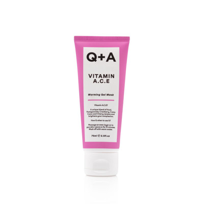 VITAMIN A.C.E. WARMING GEL MASK, gelinė gaivinamoji veido kaukė, 75ml