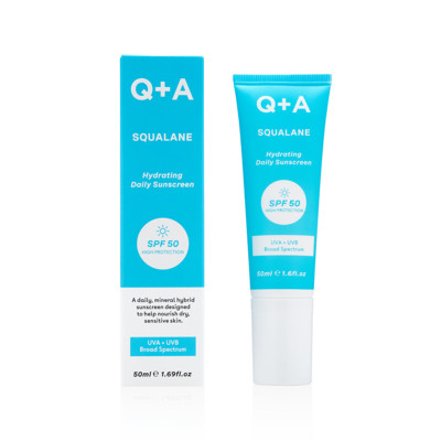 SQUALANE HYDRATING SPF50, drėkinamasis veido kremas nuo saulės, 50ml