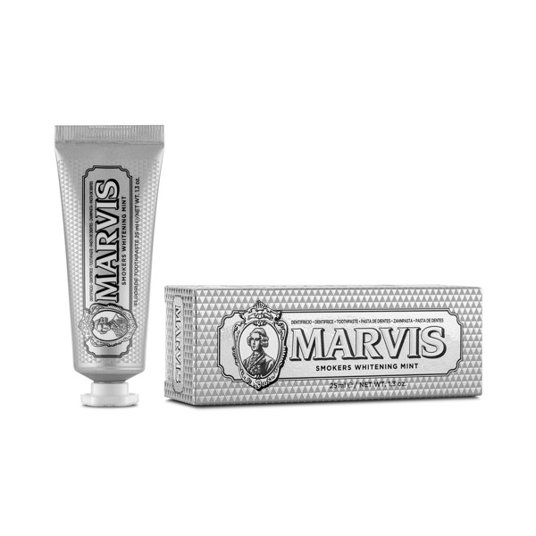 MARVIS SMOKERS WHITENING MINT, balinanti dantų pasta rūkantiems, 25ml