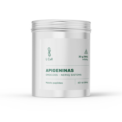 L Cell Apigeninas, maisto papildas, 30g , milteliai
