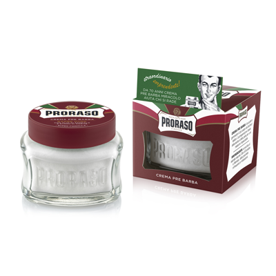 RED PRE-SHAVE CREAM, maitinantis kremas prieš skutimąsi, 100ml