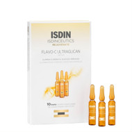 ISDIN FLAVO-C, odą skaistinančios ampulės su vitaminu C ir ultraglikanais , 2 ml x 10 vnt. paveikslėlis