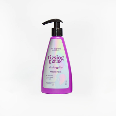 ACappella TIESIOG GERAS dušo gelis, FROZEN PEAR, 210 ml