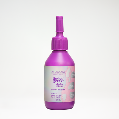 ACappella TIESIOG GERAS plaukų aliejus, SHINING BOUQUET, 35 ml