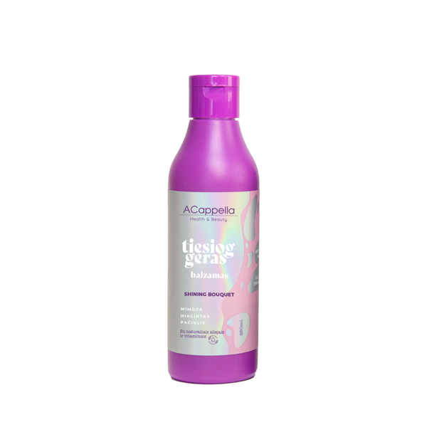 ACappella TIESIOG GERAS plaukų balzamas, SHINING BOUQUET, 250 ml