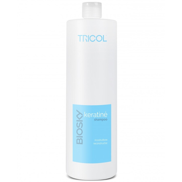 BIOSKY Keratine šampūnas pažeistiems plaukams, 1000 ml