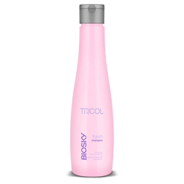 BIOSKY Twin šampūnas riebiai ir pleiskanotai galvos odai, 250 ml