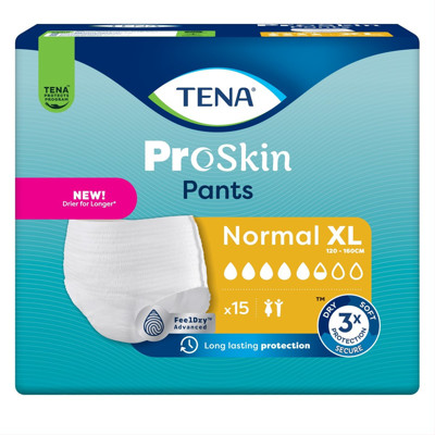 TENA PANTS NORMAL, sauskelnės-kelnaitės, XL, 15 vnt. paveikslėlis
