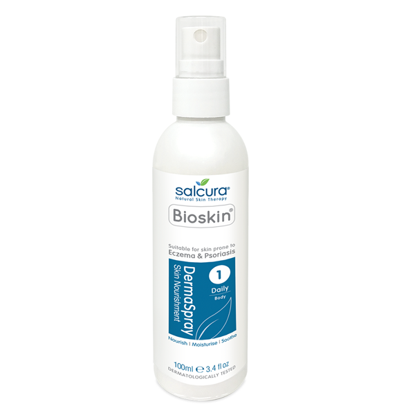SALCURA purškiama priemonė sudirgusiai kūno odai BIOSKIN DERMASPAY, 100ml