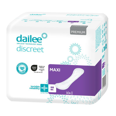 DAILEE DISCREET PREMIUM MAXI, paketai, 10vnt. paveikslėlis
