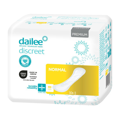 DAILEE DISCREET PREMIUM NORMAL, paketai, 10vnt, paveikslėlis
