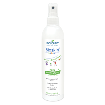 SALCURA purškiama maitinamoji odos priemonė vaikams BIOSKIN JUNIOR, 250ml