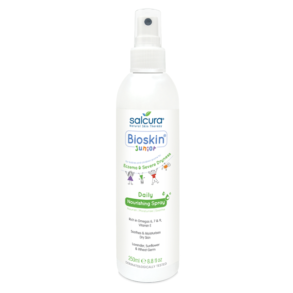 SALCURA purškiama maitinamoji odos priemonė vaikams BIOSKIN JUNIOR, 250ml