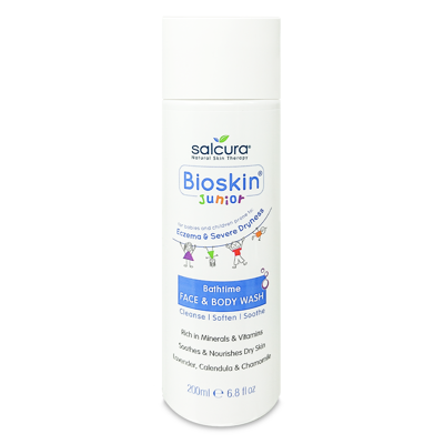 SALCURA veido ir kūno prausiklis vaikams BIOSKIN JUNIOR, 200ml