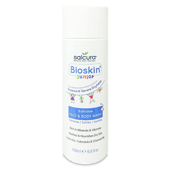 SALCURA veido ir kūno prausiklis vaikams BIOSKIN JUNIOR, 200ml