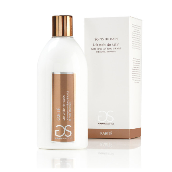 GABOR SELECTIVE KARITE LAIT VOILE DE SATIN, pienelis kūnui su sviestmedžio aliejumi ir hialurono rūgštimi, 550 ml