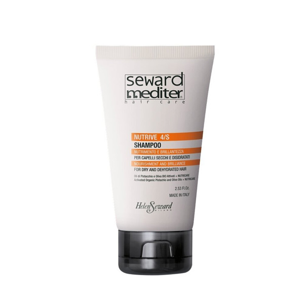Seward Mediter Nutrive 4/S maitinamasis, atstatomasis šampūnas sausiems plaukams, 75ml